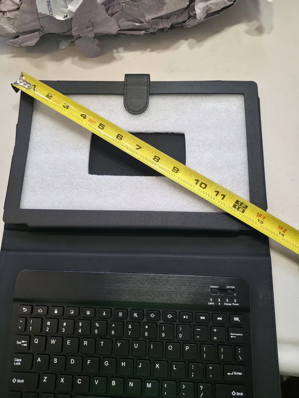 Universal Black Bluetooth Keyboard Case for 10